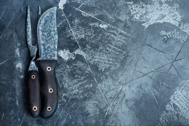 bıçak ve çatal et için