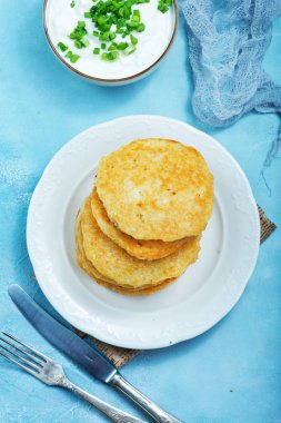 kızarmış patates pancakes 