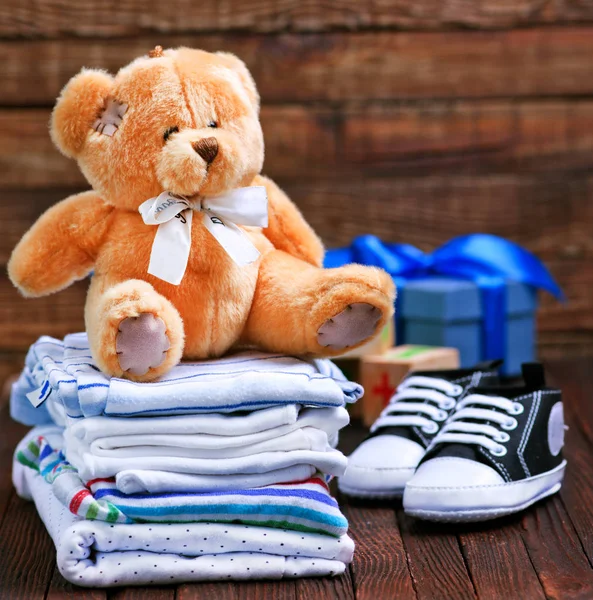 Чистая детская одежда — стоковое фото