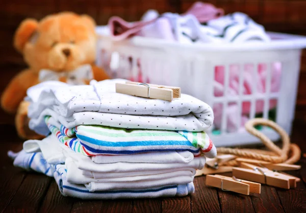 Clear baby clothes — Stock Photo, Image