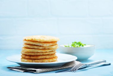kızarmış patates pancakes 