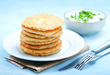 kızarmış patates pancakes 
