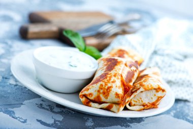 Krep doldurma plaka ile