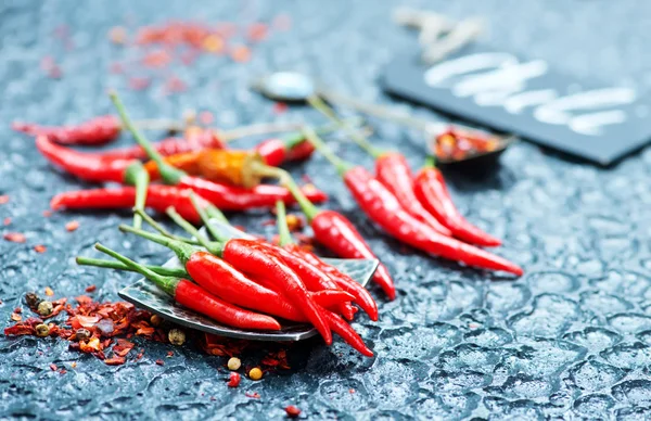 Red chilli peppers — Stock Photo, Image