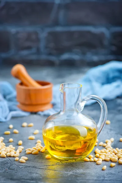 Corn oil in bottle — Stock Photo, Image