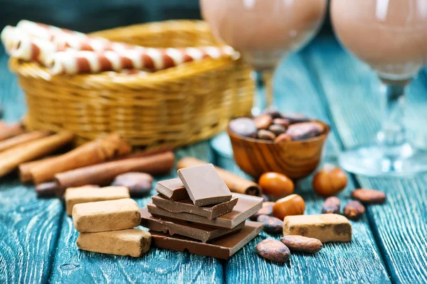 Čokoláda a vůně koření — Stock fotografie