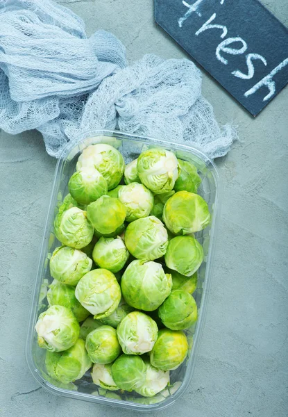 Fresh brussel sprouts — Stock Photo, Image