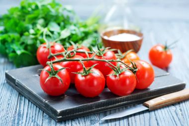 üzüm ile taze domates