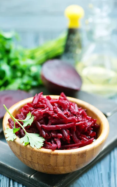 Juicy fresh beet salad — Stock Photo, Image