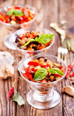 ızgara sebze salatası