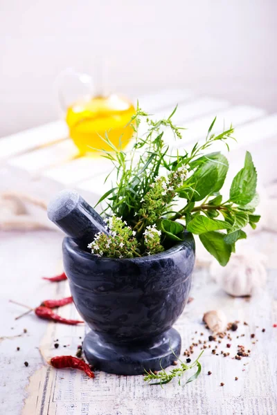 Aroma erbe aromatiche e spezie — Foto Stock