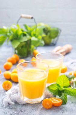 bardaklarda portakal suyu 
