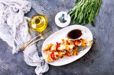 Sebzeli tavuk kebabı