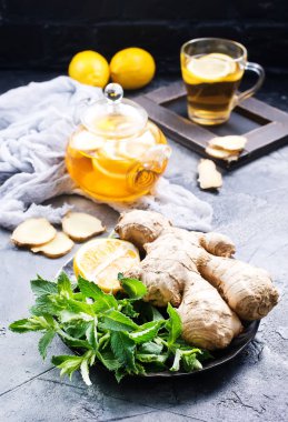 zencefil, nane ve çay