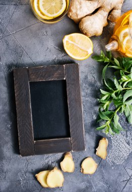 zencefil, nane ve çay