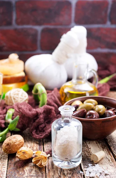 Spa-objecten voor aromatherapie — Stockfoto