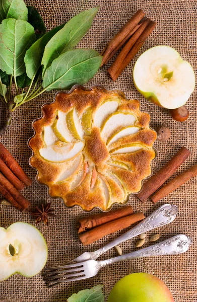 Tarta de manzana casera —  Fotos de Stock