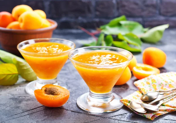 Kayısı reçeli cam kase