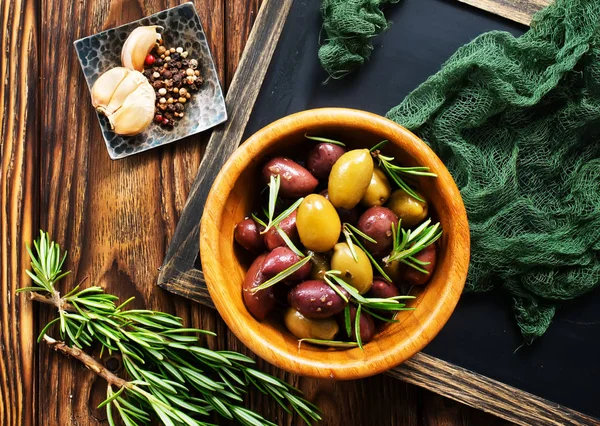 Menu-board aux olives — Photo
