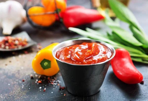 Sauce with aroma spice — Stock Photo, Image