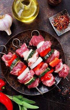 kebap sebze ve baharat