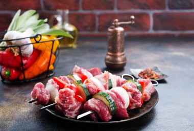 kebap sebze ve baharat