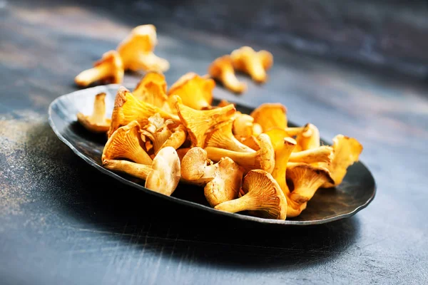 Close-up of mushrooms on table — Stock Photo, Image