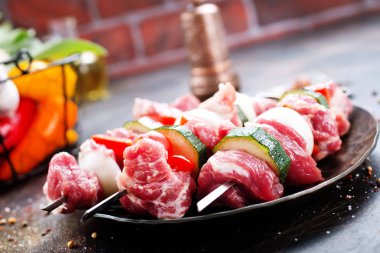 kebap sebze ve aroma baharat