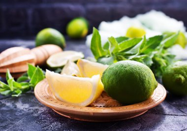 nane yaprağı ve limon mojito için
