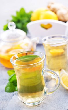 Limonlu taze çay 