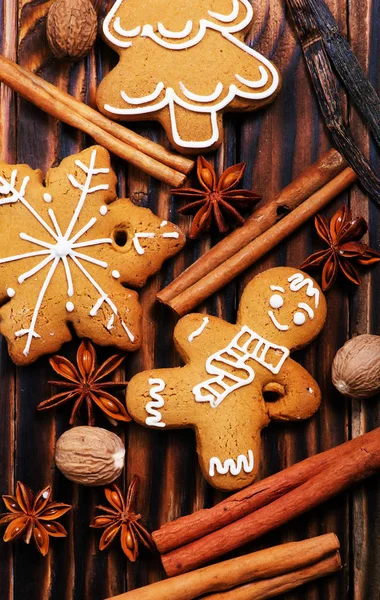 Christmas ginger cookies — Stock Photo, Image
