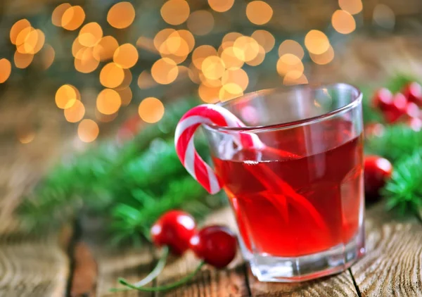 Kerstmis fruit drink — Stockfoto