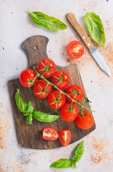 Tak met rijpe tomaten — Stockfoto