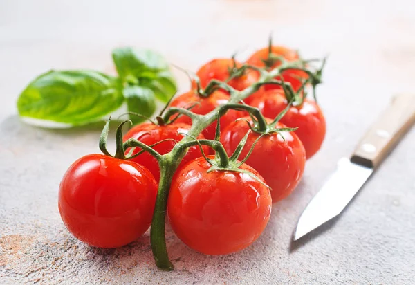 Ramo com tomates maduros — Fotografia de Stock