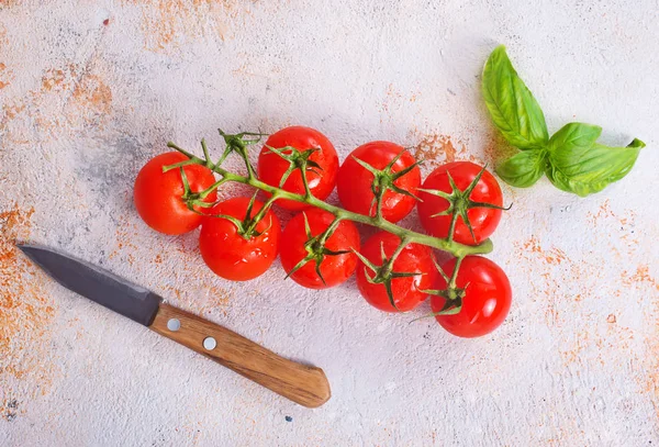 Rama con tomates maduros — Foto de Stock