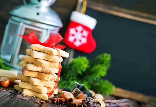 Empilement de biscuits de Noël — Photo