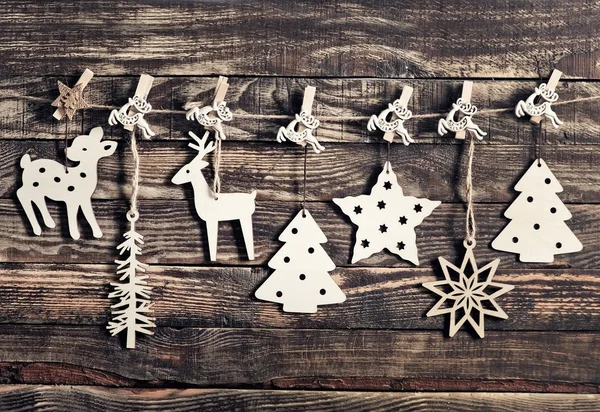 Karácsonyi dekorációs füzér — Stock Fotó