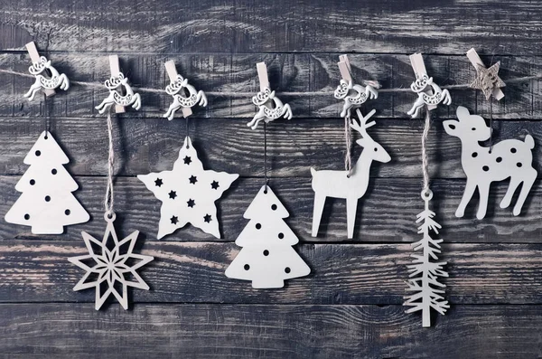 Karácsonyi dekorációs füzér — Stock Fotó