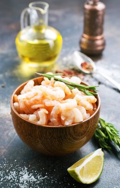 kase haşlanmış karides