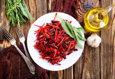 havuç ve ham pancar salatası 