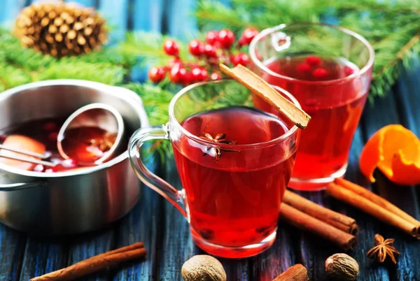 Kerst glühwein — Stockfoto