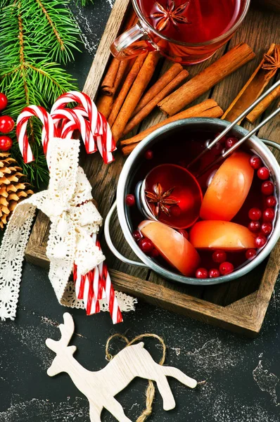 Vino caliente de Navidad — Foto de Stock