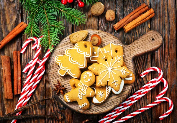 Cookie-uri de Crăciun cu mirodenii de aromă — Fotografie, imagine de stoc