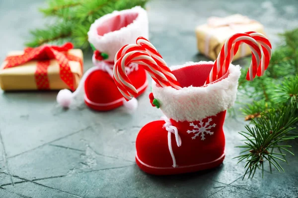 Bastones de caramelo de Navidad — Foto de Stock