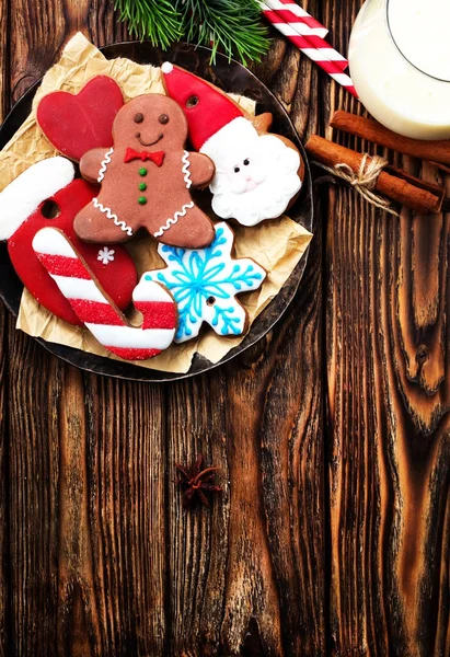 Galletas de jengibre de Navidad — Foto de Stock