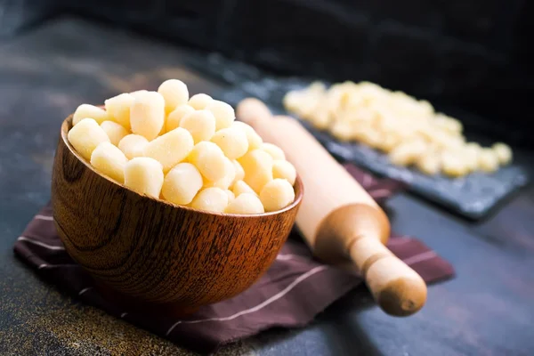 Aw potato gnocchi — Stock Photo, Image