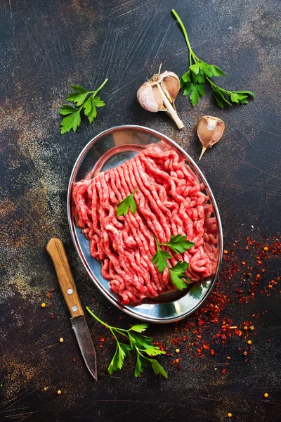 Carne proaspătă tocată — Fotografie, imagine de stoc