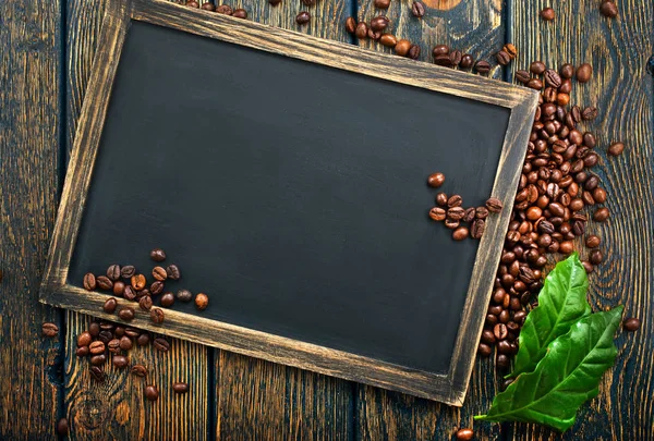 Coffee Chalk Board Table — Stock Photo, Image