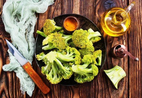 Fresh Broccoli Table Food Concept — Stock Photo, Image