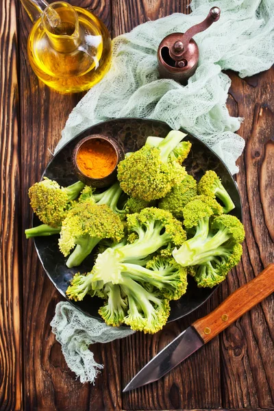 Fresh Broccoli Table Food Concept — Stock Photo, Image